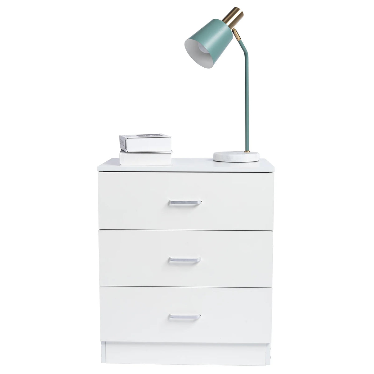White 3-Drawer Wooden Dresser C89604