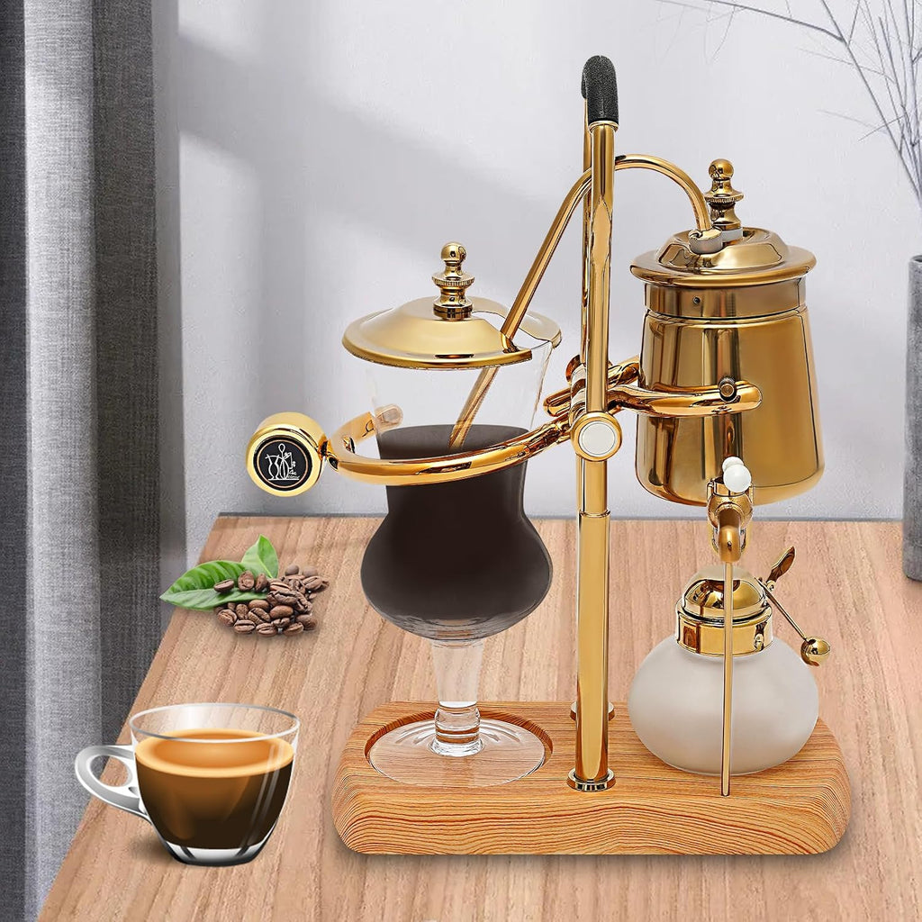 Gold Siphon Coffee Maker Q79379