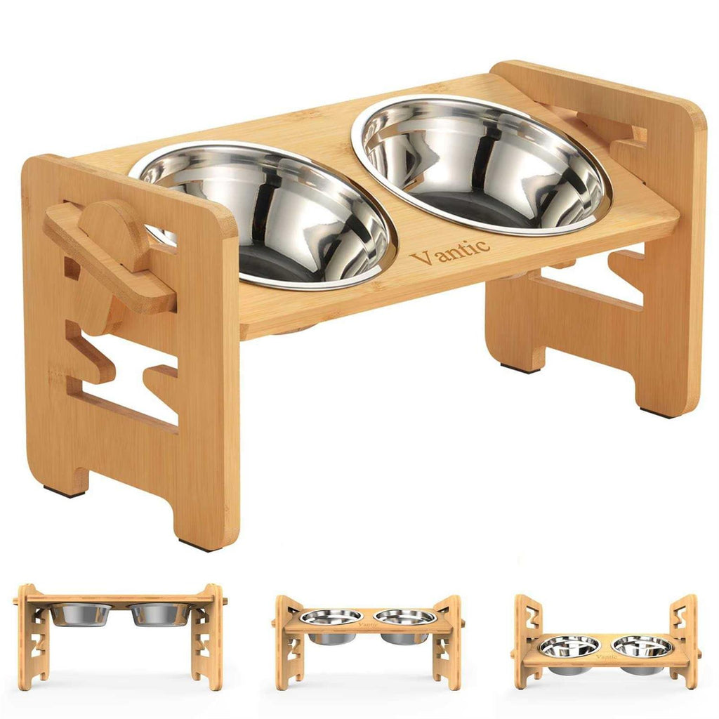 Elevated Dog Bowls with Stand for Small Size Dogs and Cats B443652