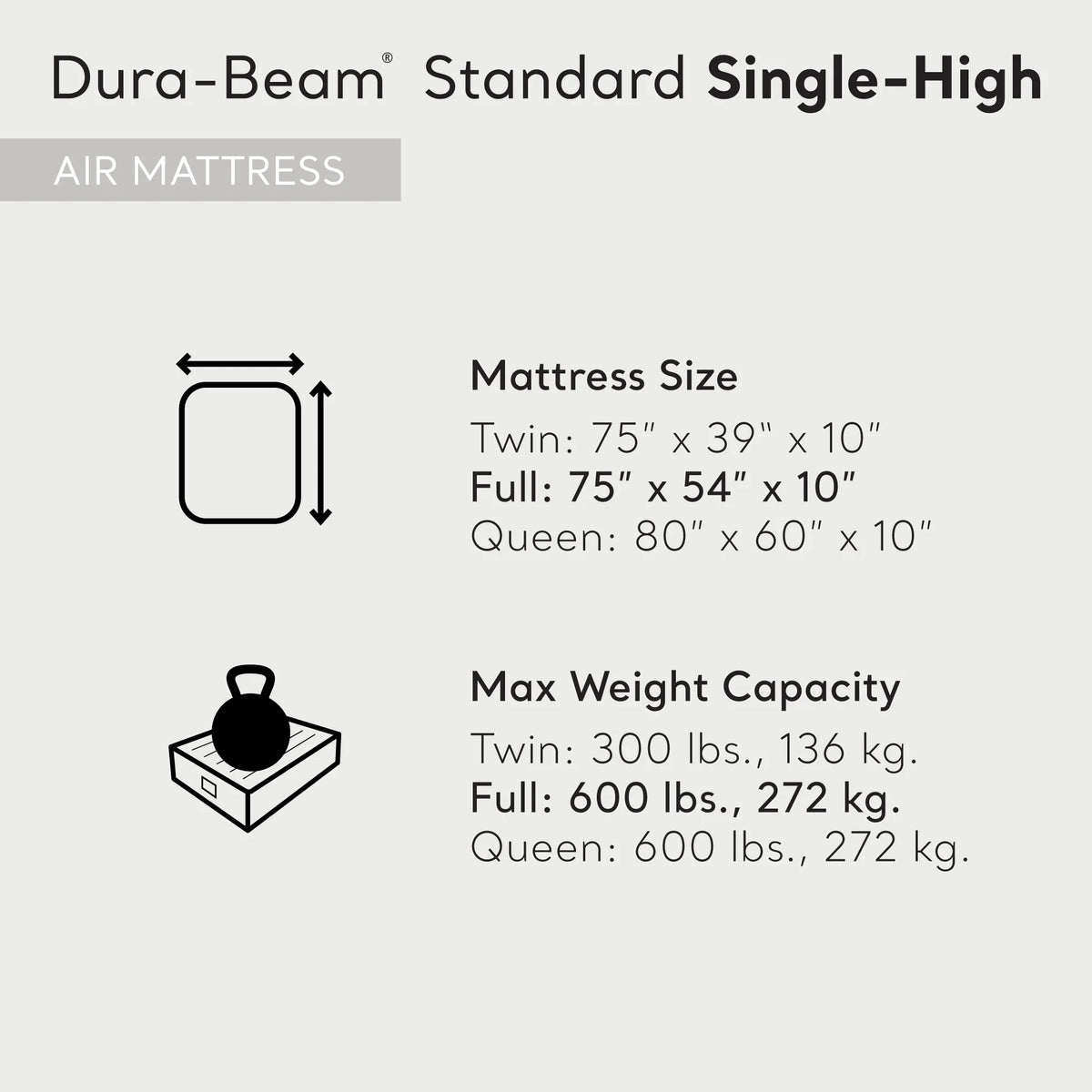 Full Inflatable Airbed G23524