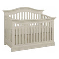 Glazed White 4-in-1 Convertible Wood Crib R9011