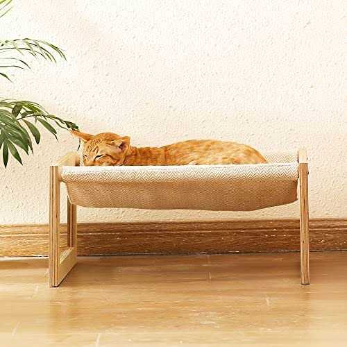 Dog Bed Cat Bed Wooden Cat Hammock H3421