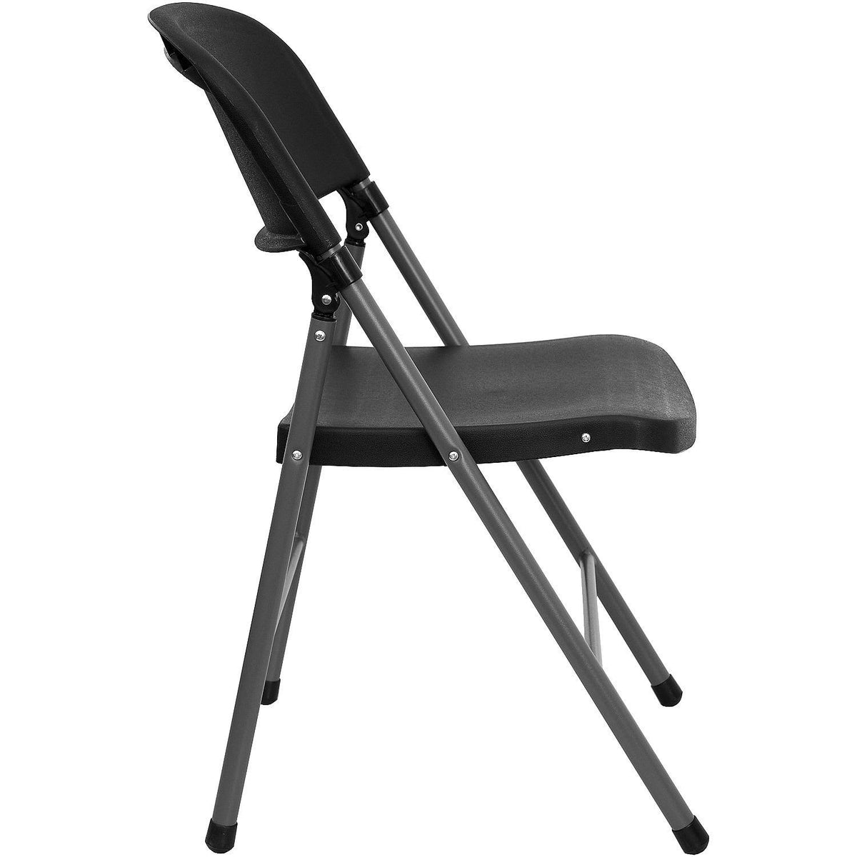 Black Plastic Folding Chair T930