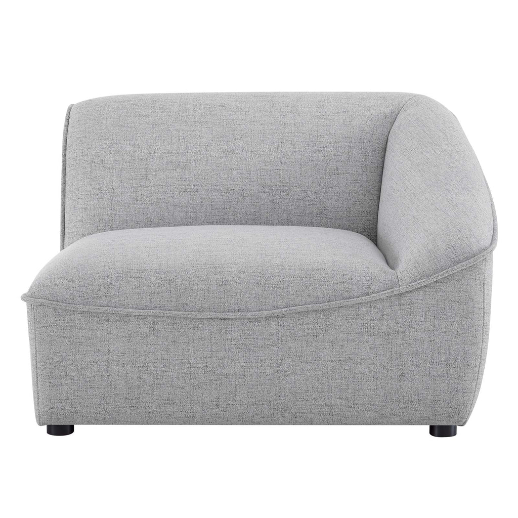 Light Gray Sectional Sofa Chair V9175