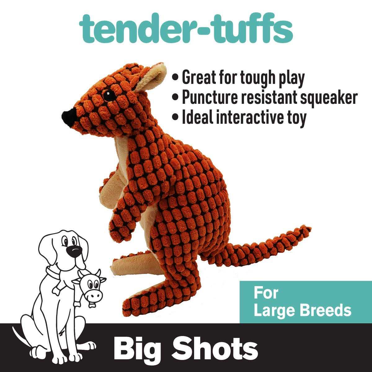 Stuffed Plush Squeaky Dog Toy M143765