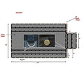 14oz Steel Tarp 16' x 27' with Flap L28347
