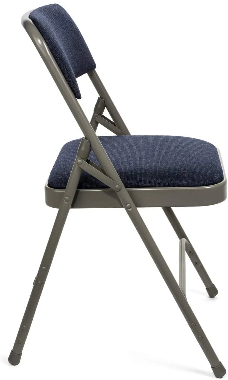 Black 5pc Folding Card Table and Padded Chair Set D4663