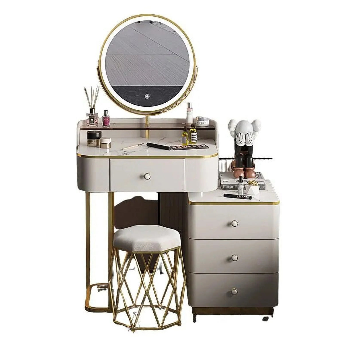 Multifunctional Storage Cabinet Dressing Table Dresser D963