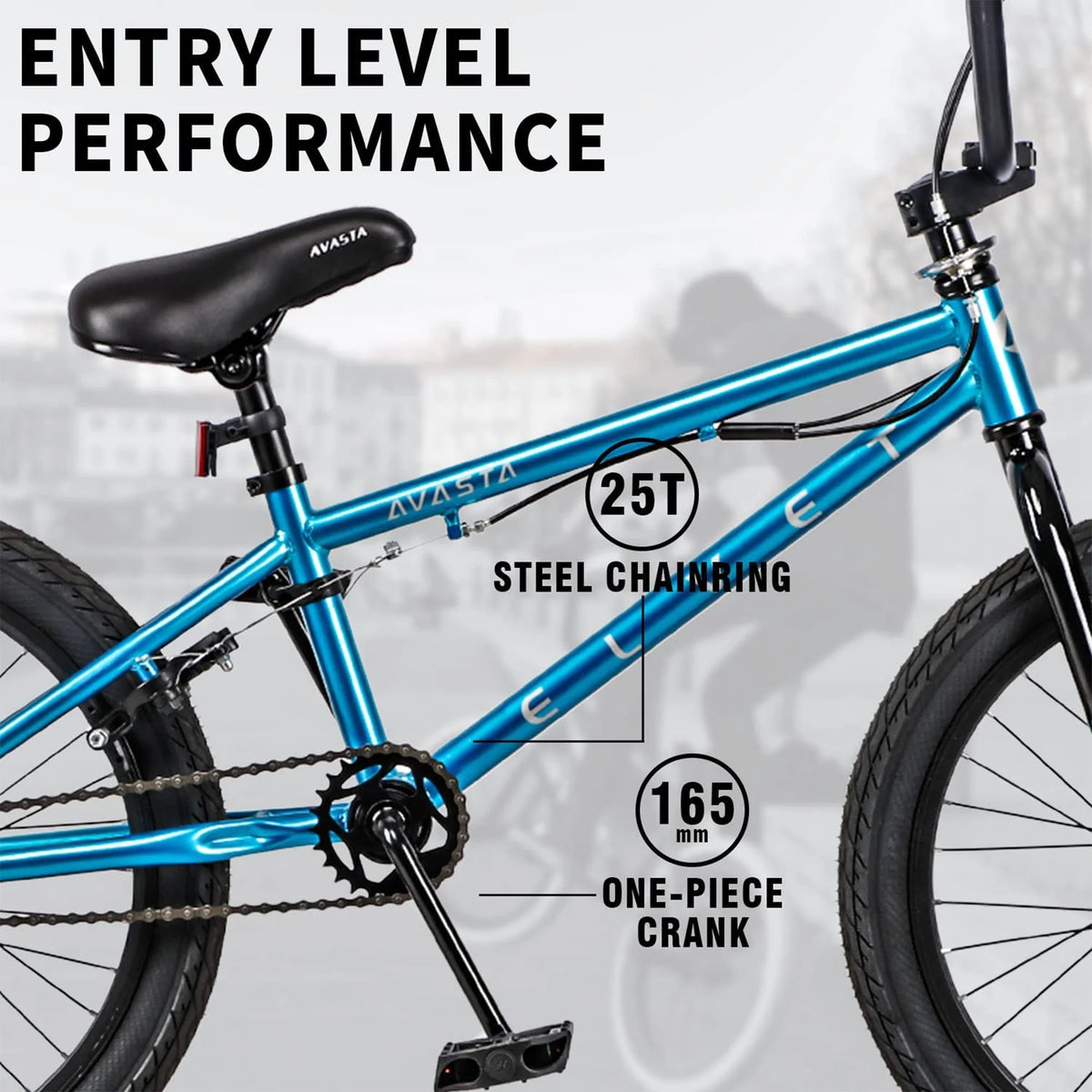 20 Inch Blue Kid BMX Bicycle L82308