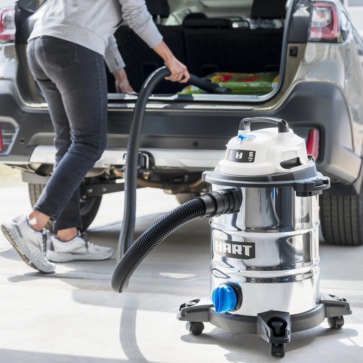 8 Gallon 6 Peak HP Stainless Steel Wet/Dry Vacuum W29891