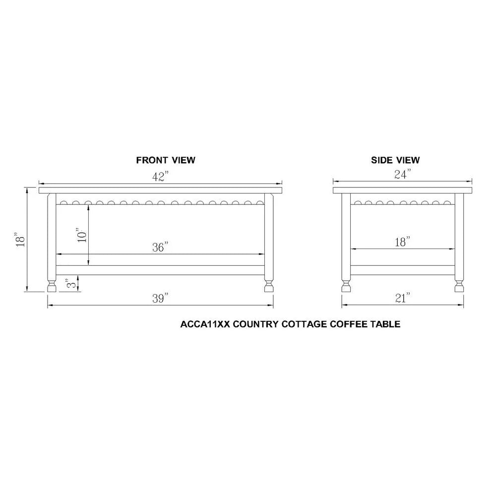 42"L Coffee Table U107396