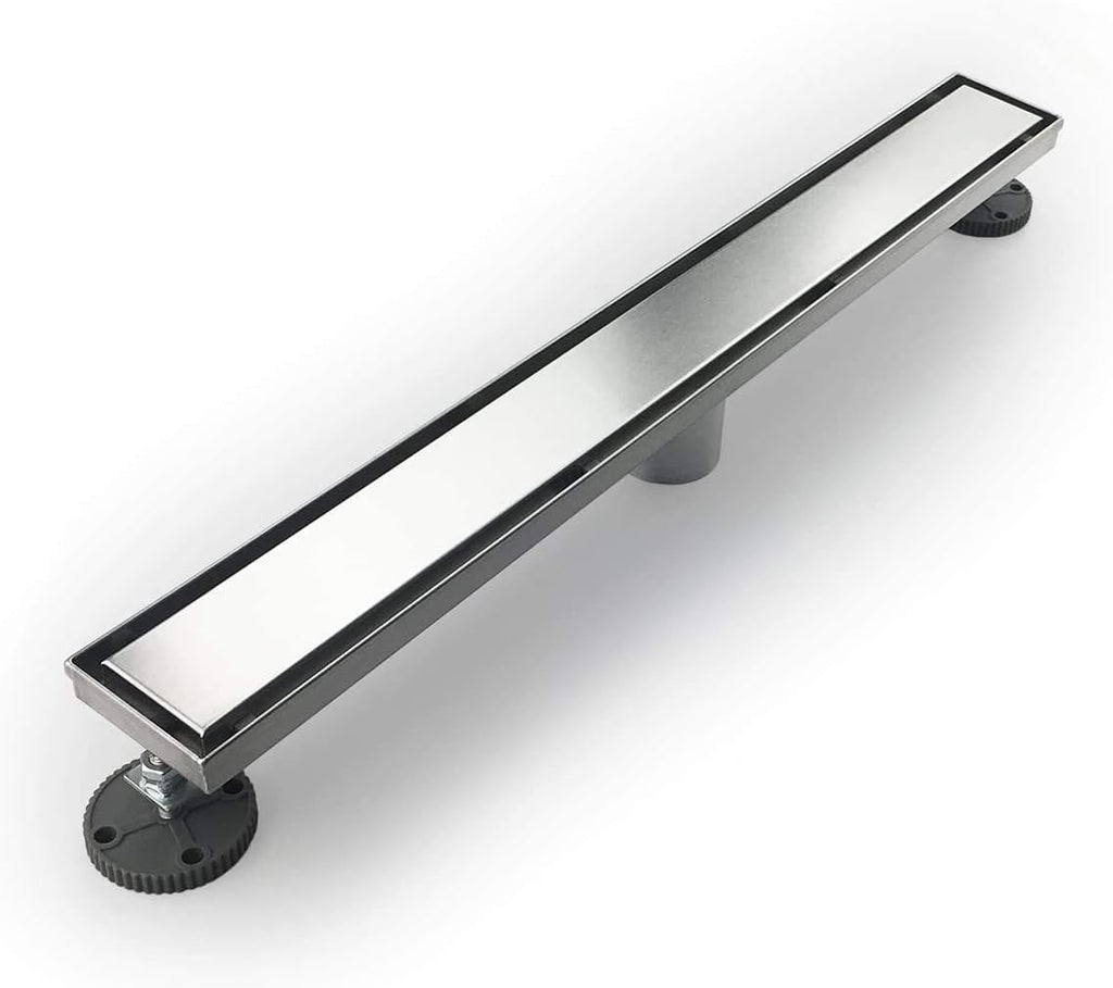 24-Inch Brushed 304 Stainless Steel Linear Shower Drain, Pack of 2 L7310