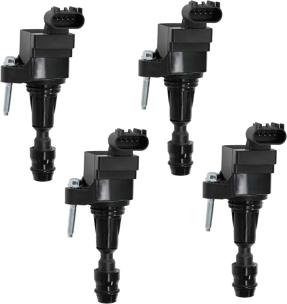 Ignition Coil Pack Set of 4 Replacement for Chevrolet Cobalt Equinox HHR Buick Lacrosse Pontiac G5 2.2L 2.4L P43398