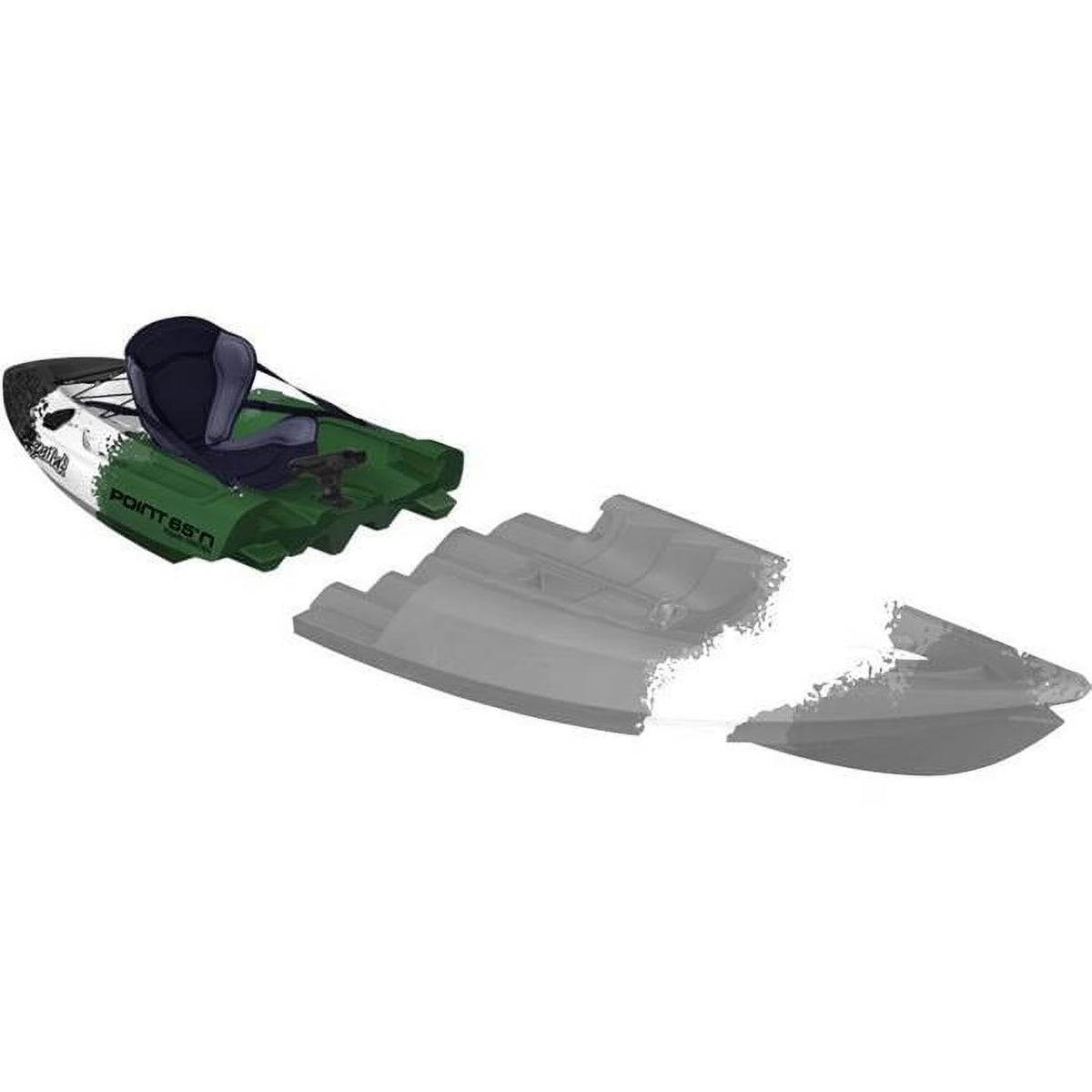 Green Angler Back Boots N927361