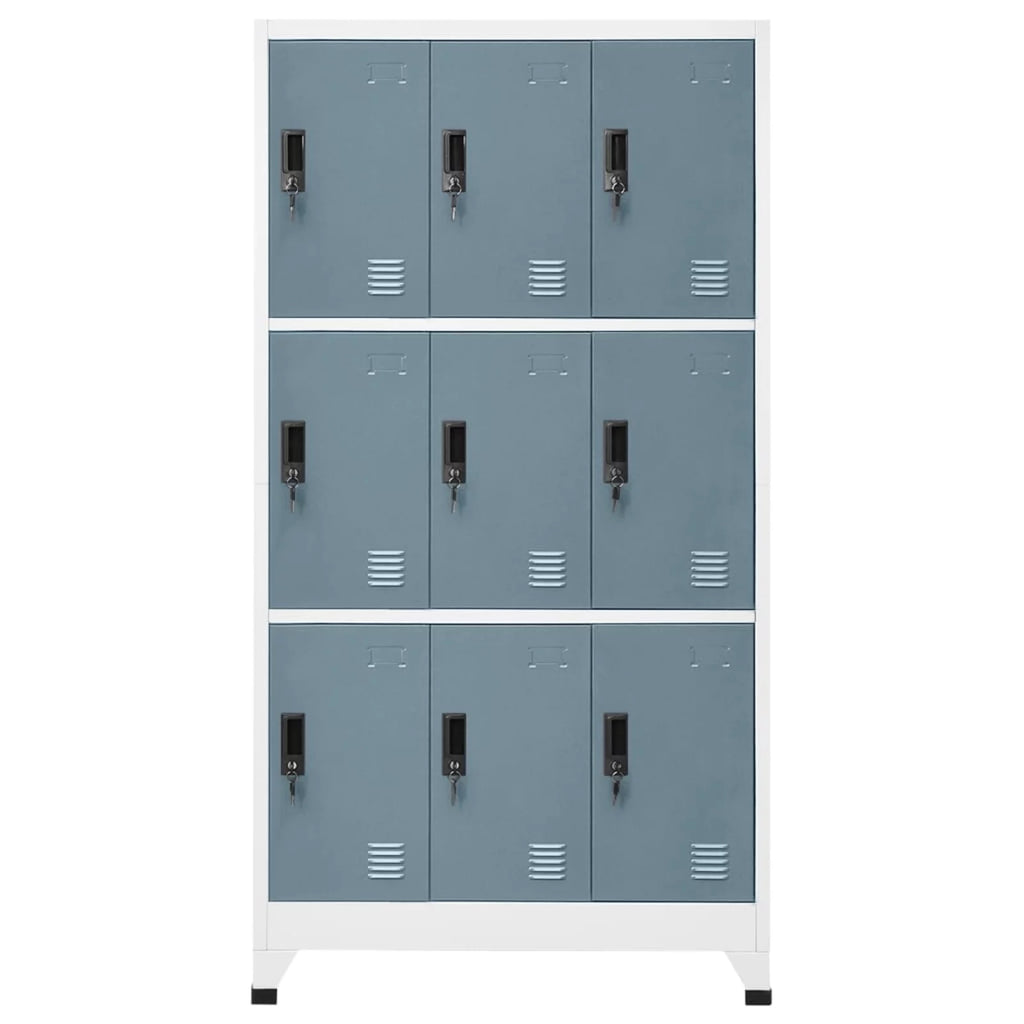 9 Lockable Doors Steel Storage Cabinet K9629