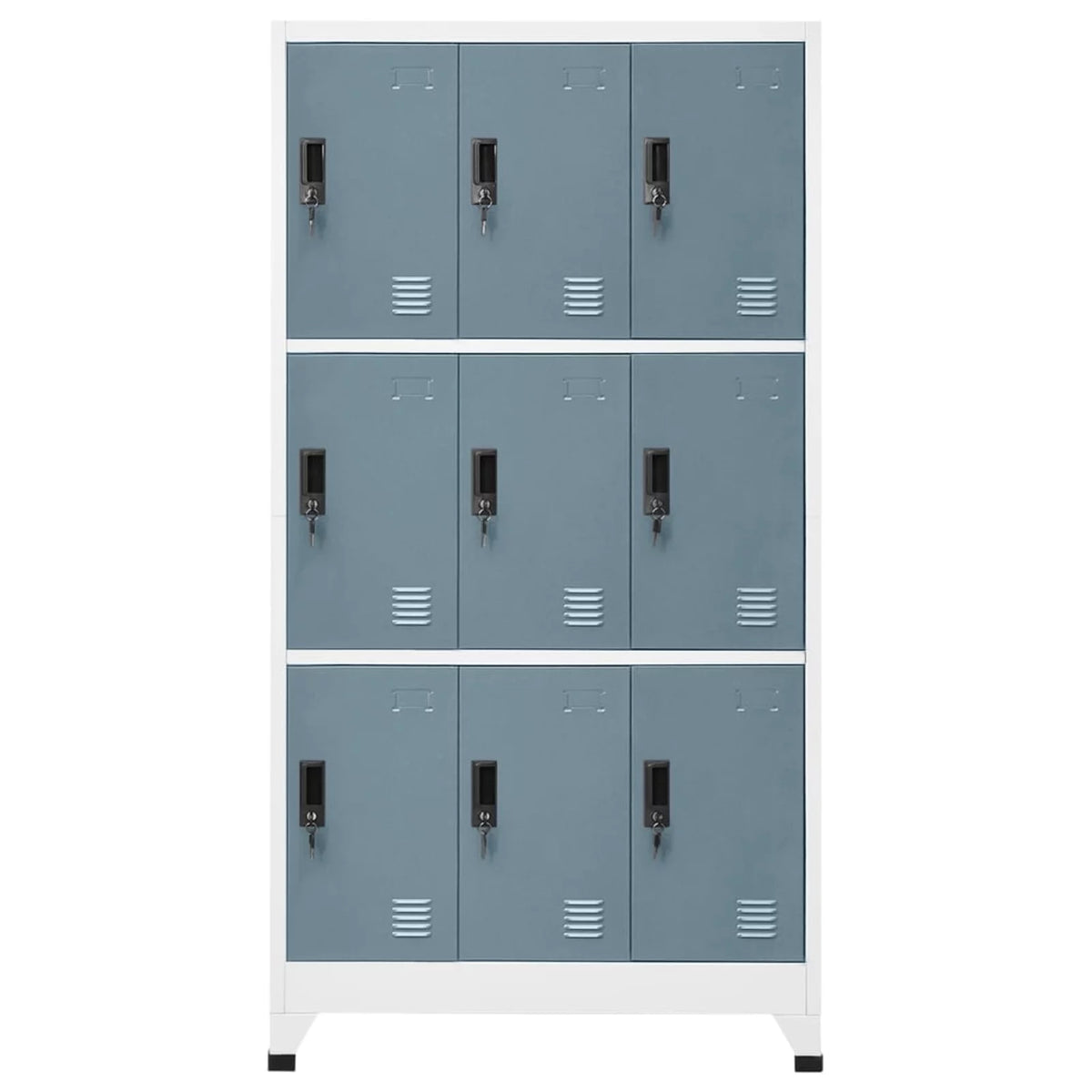 9 Lockable Doors Steel Storage Cabinet K9629