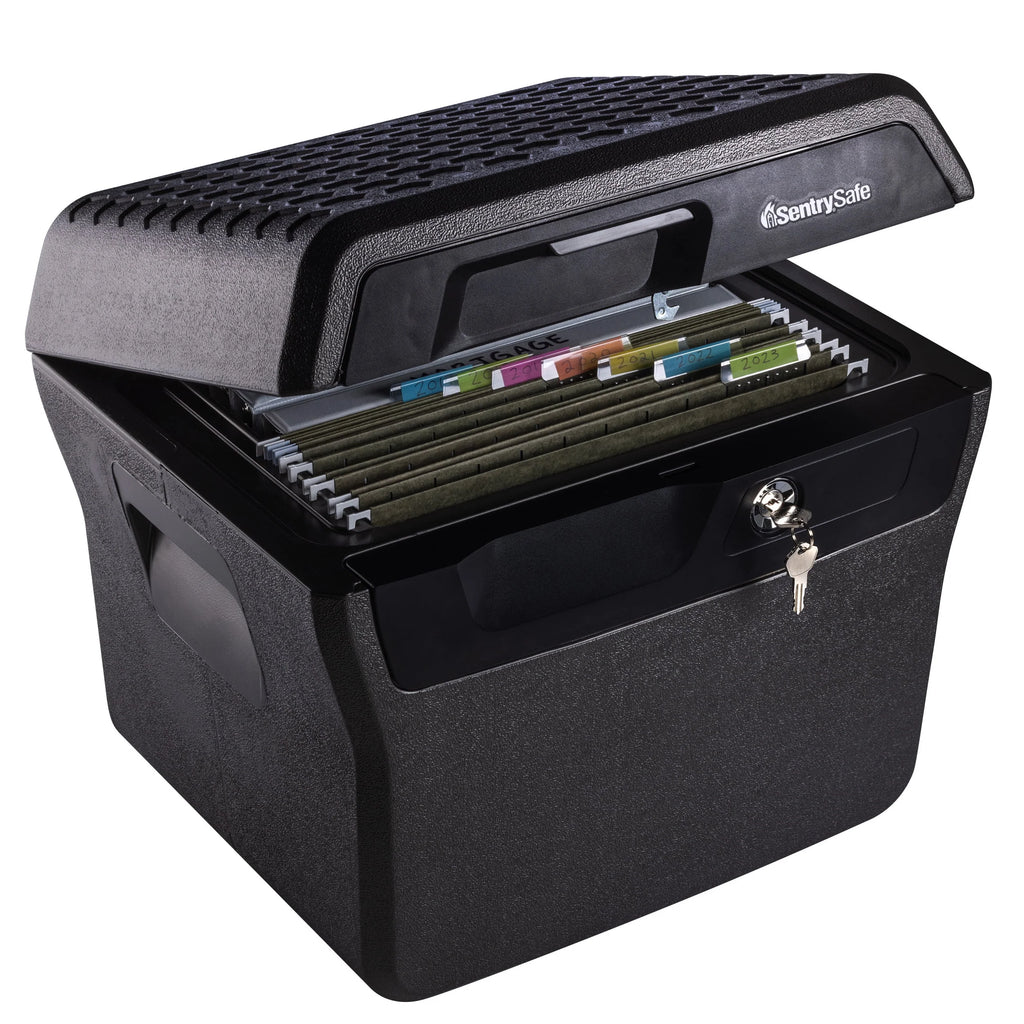 Fire-Resistant Water-Resistant File Safe Box with Key Lock 0.66 Cu. ft. X679890