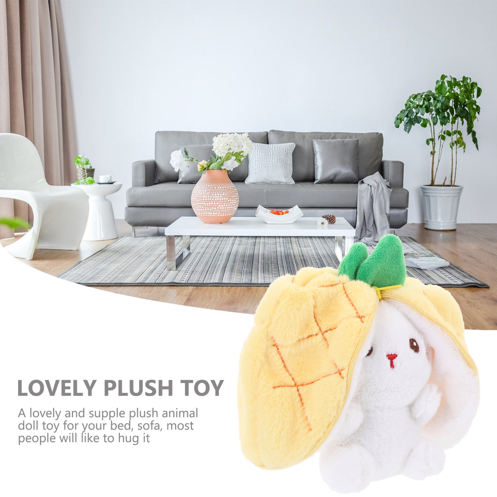 Bunny Plush Doll Stuffed Rabbit Toy Strawberries C2396