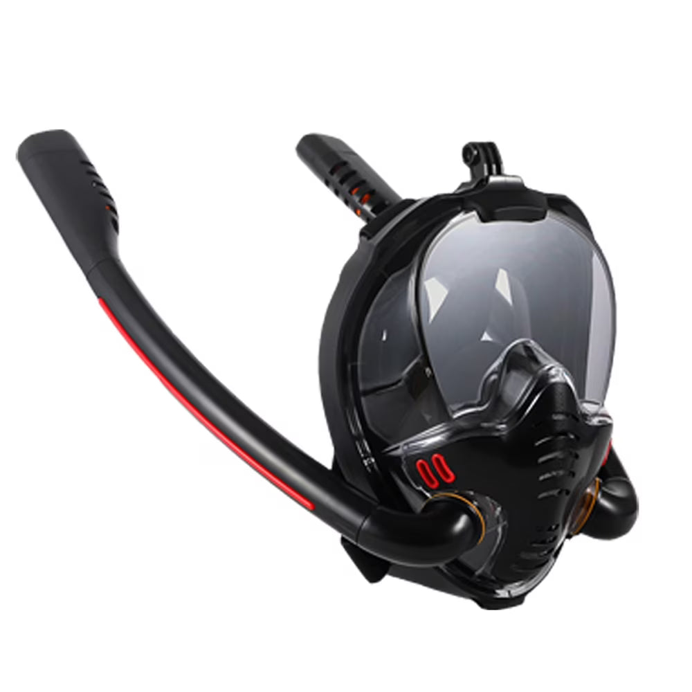 Snorkeling Diving Goggles with Double Tube Silicone B6650