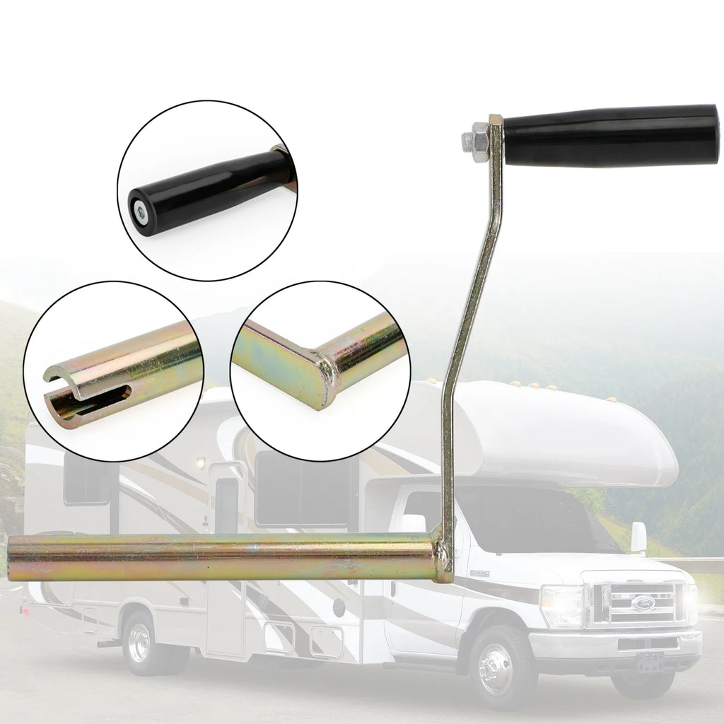 Round Mouth Crank Handle for RV Camper Tent L608012