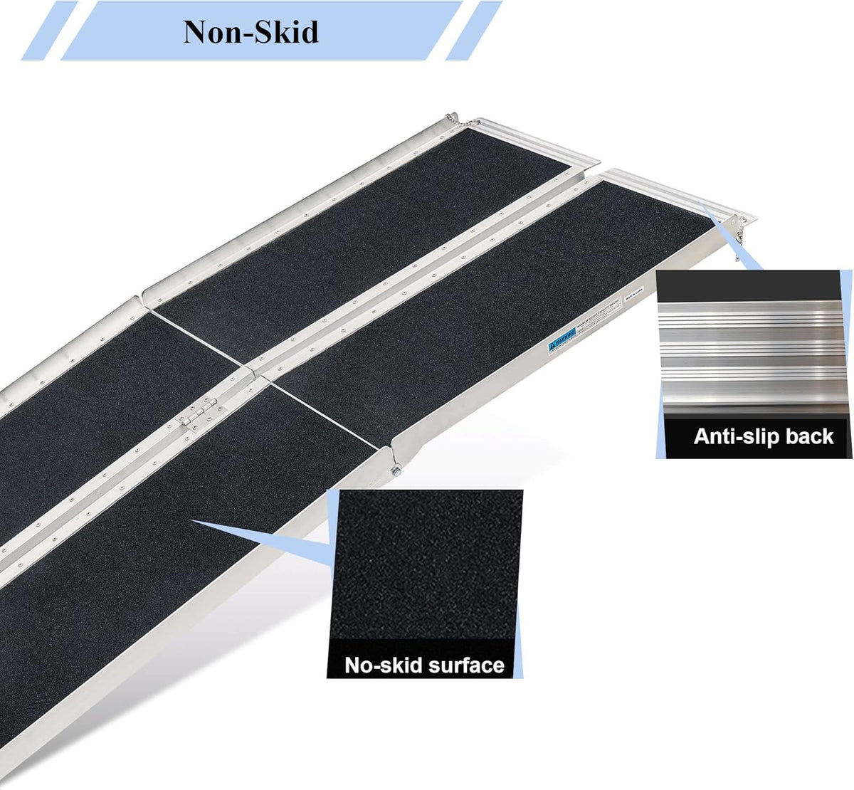 6FT Aluminum Wheelchair Ramp E505