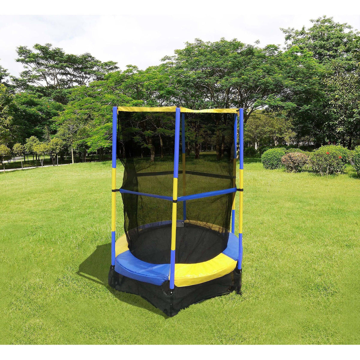 55-Inch Trampoline with Safety Enclosure M63590