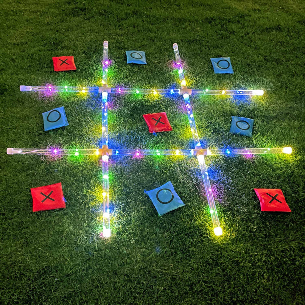 Giant Tic Tac Toe Yard Game with Light Z198