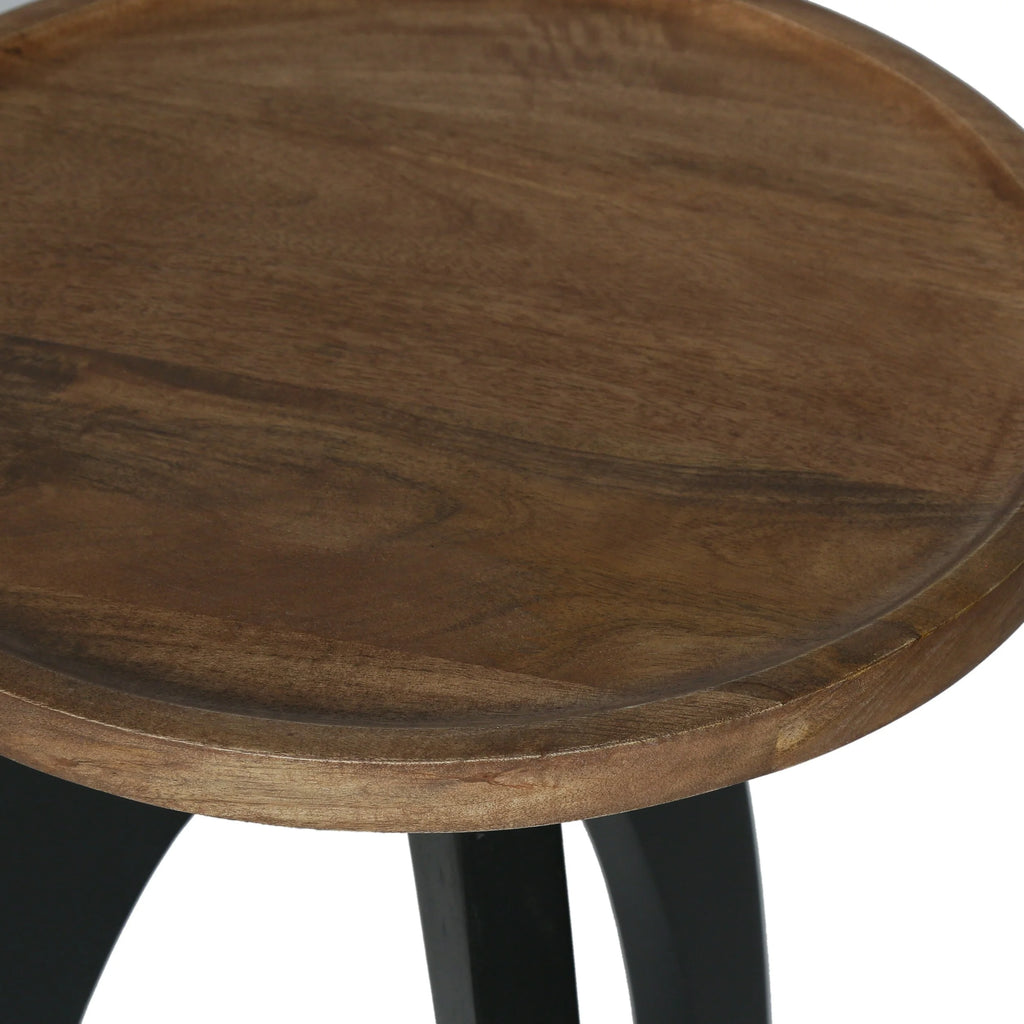 Mango Wood Handcrafted Side Table B7965