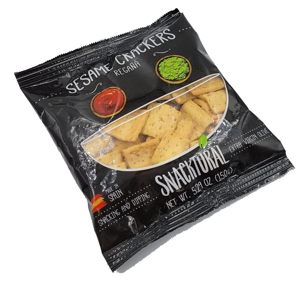 Sesame Crackers With EVOO 5.29Oz Pack Of 3 B676493