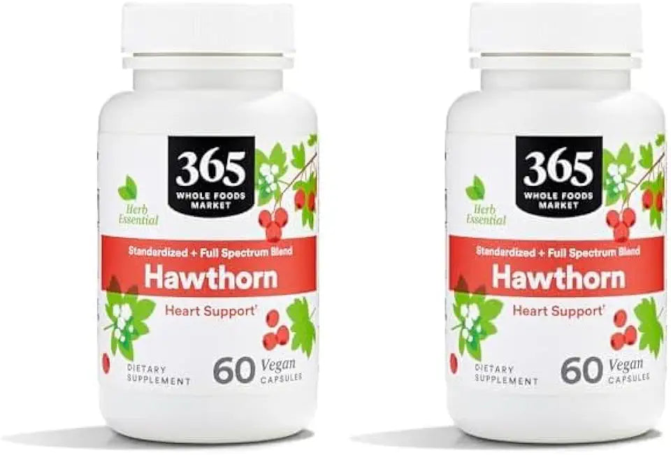 Hawthorn Vegan Capsules 60 Count Pack of 2 O2044