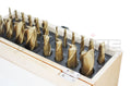 20 Pc H.S.S. Tin Coated End Mill Set, Metric Size, 2 Flute and 4 Flute S968
