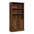 5-Shelf Bookcase with Doors in Grand Walnut X44157
