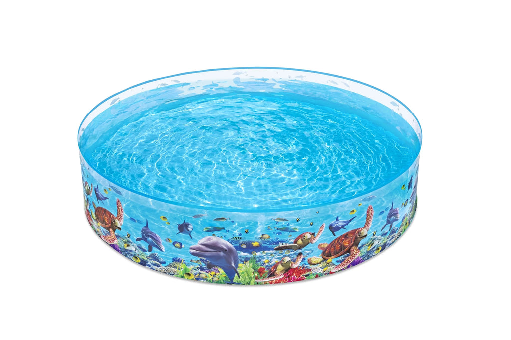 Round Above-Ground Kiddie Pool 8' x 18 C675612