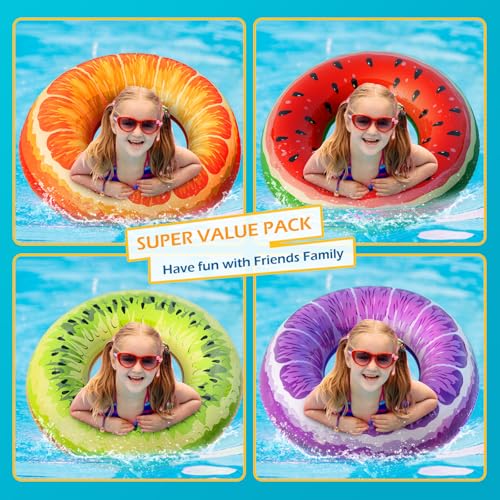 Inflatable Pool Floats 4 Pack T907713