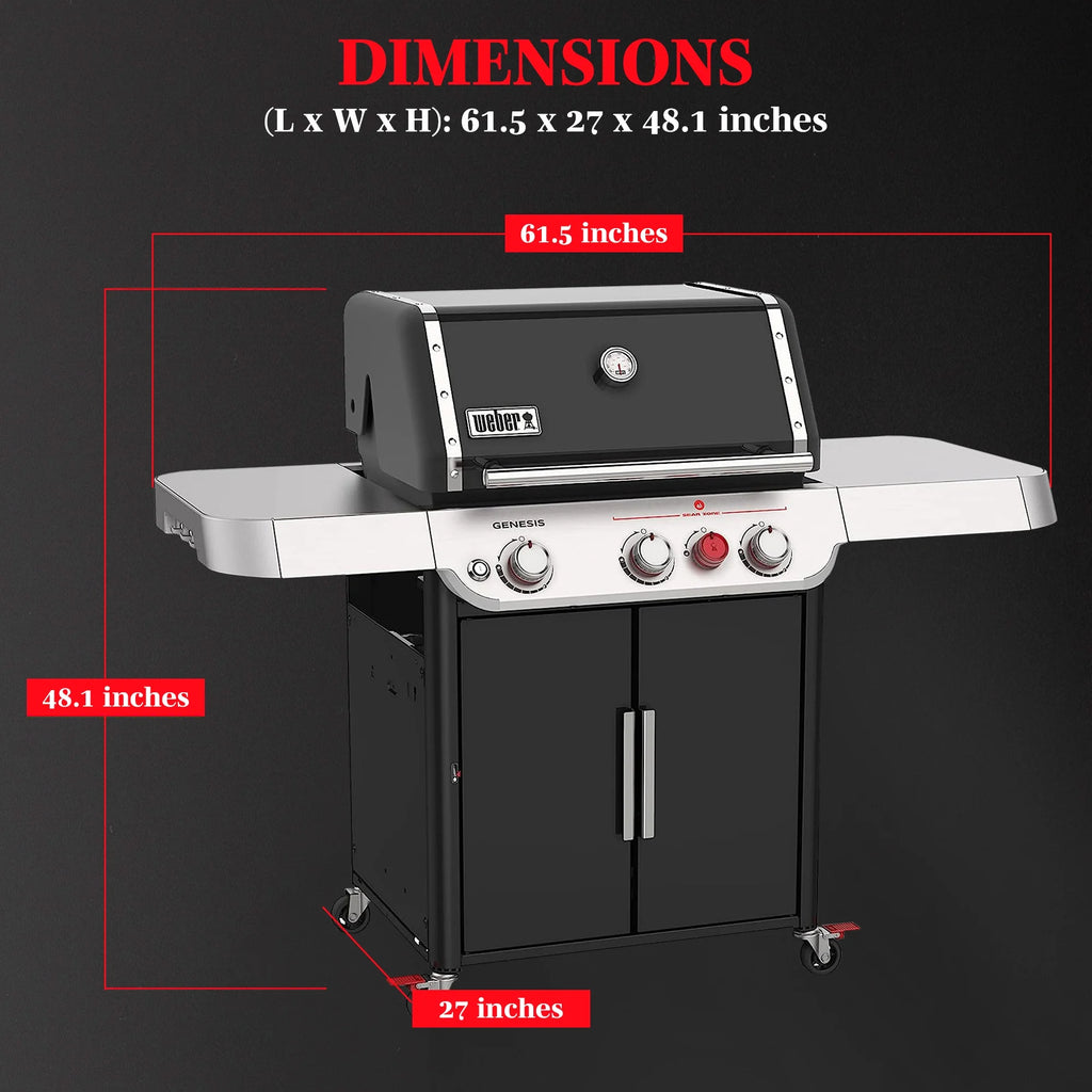 3-Burner Propane Gas Grill in Black T953998