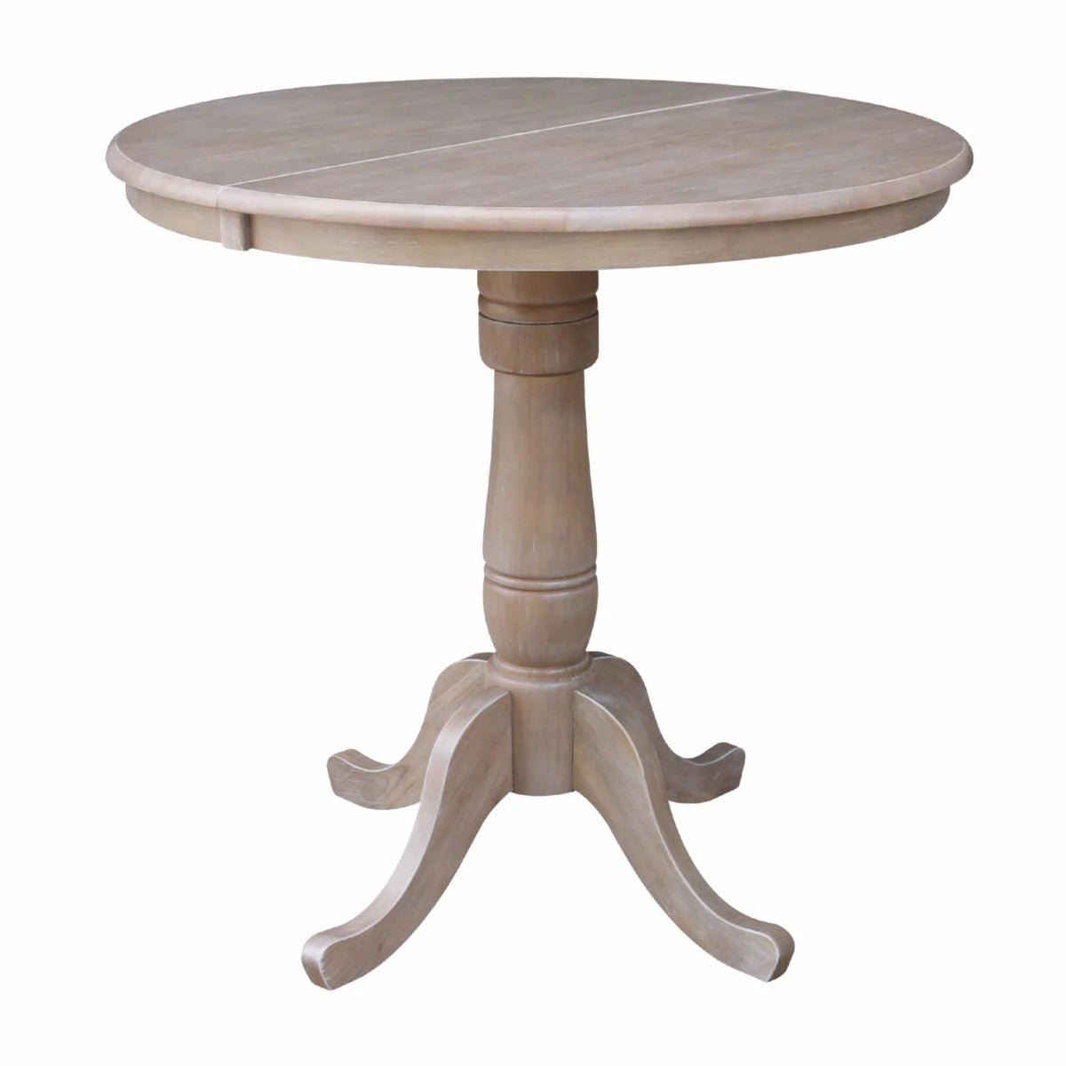 36" Round Top Pedestal Table with 12" Leaf M284