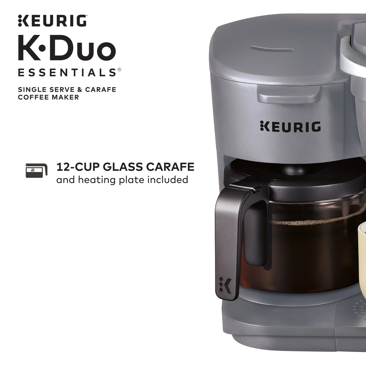 Black Single-Serve K-Cup Pod Coffee Maker A16841