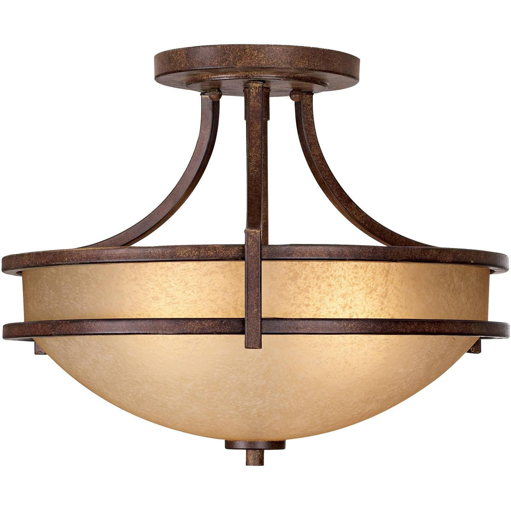 18x22 Wide Scavo Glass Ceiling Light V100