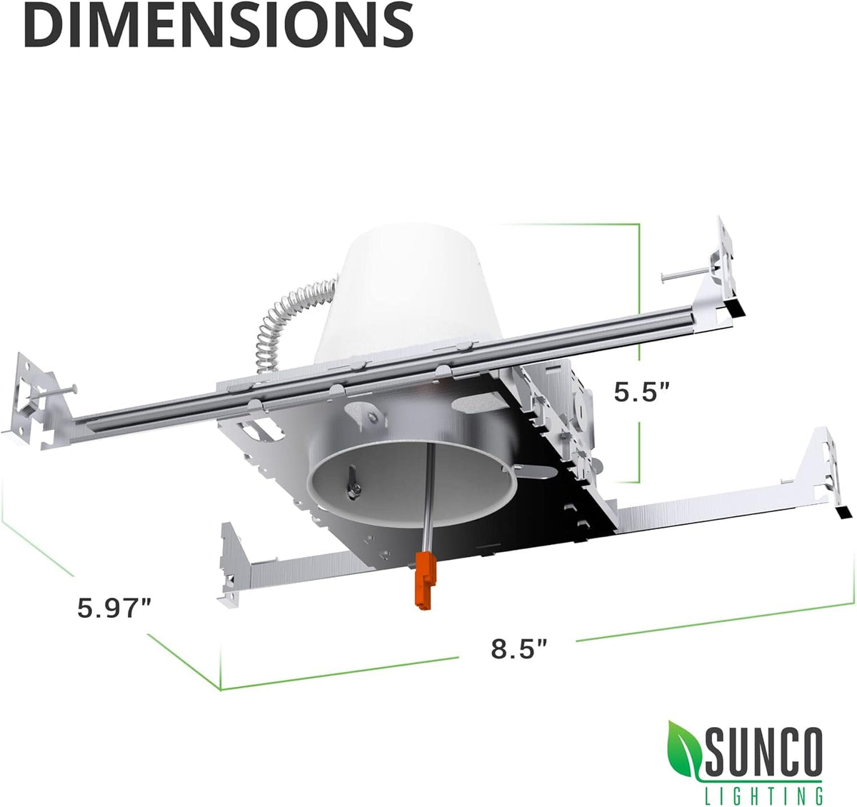 12 Pack 4 Inch Recessed Lighting Housing, Air Tight Steel Ceiling Can, IC Rated W4923