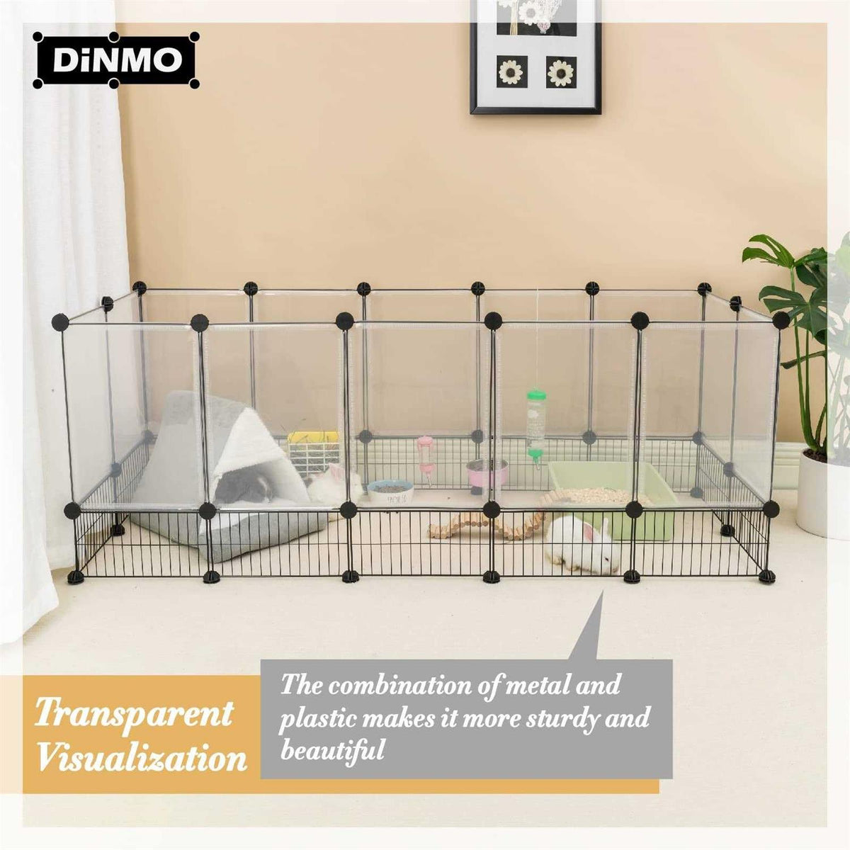 Rabbit Playpen Guinea Pig Cages Hamster Cages Iron Net Bottom U367