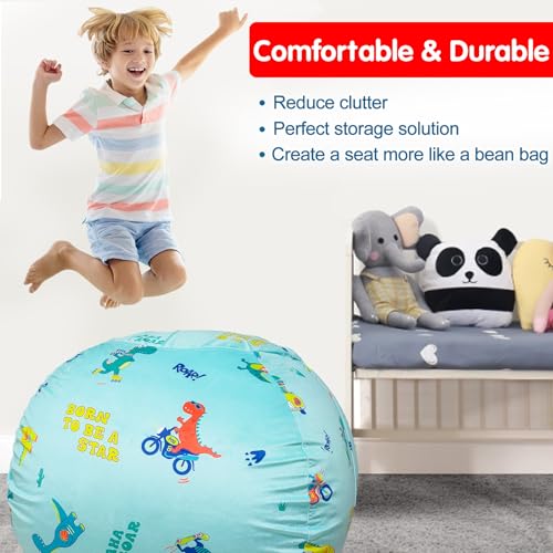 Stuffed Animal Storage Bean Bag Chair Cover S39252