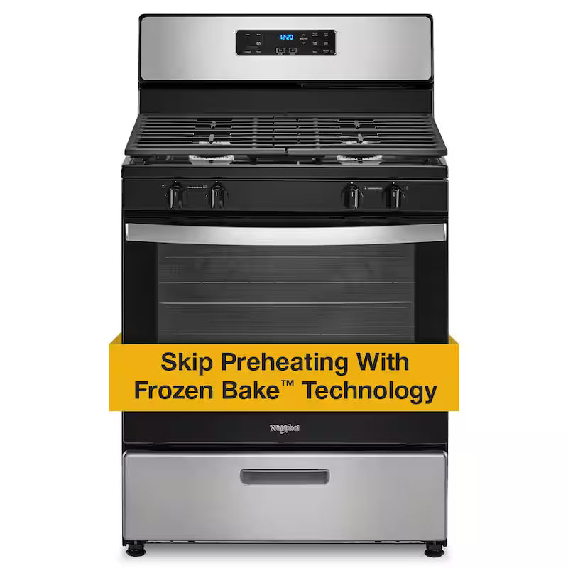 4 Burner Freestanding Gas Range Stainless Steel L7740