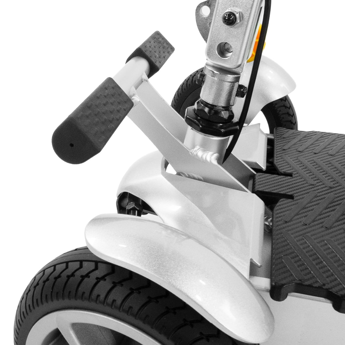 Silver 4 Wheels Collapsible Mobility Scooter T8904
