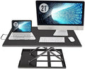Adjustable Black Standing Desk Converter A6623