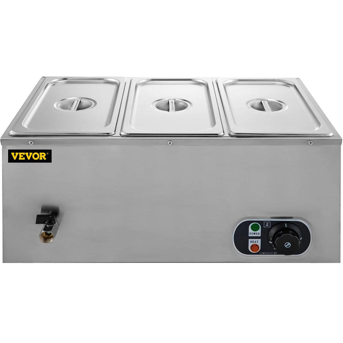 Food Warmer Bain Marie Steam Table 3-pan 850w T808