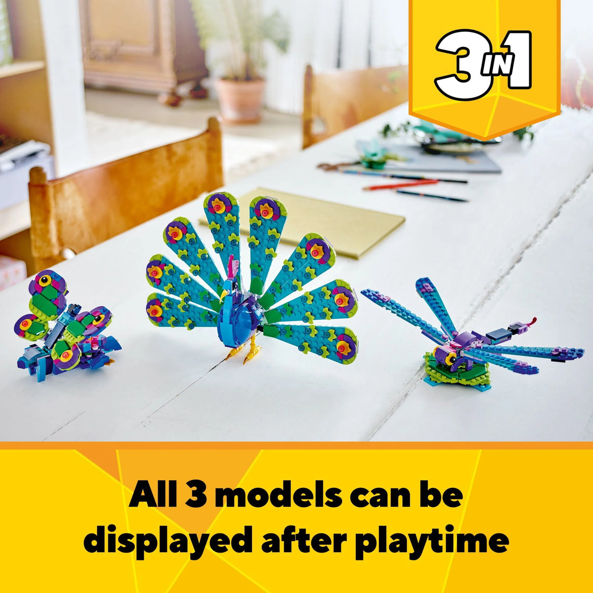 Peacock Toy 3 in 1 E458134