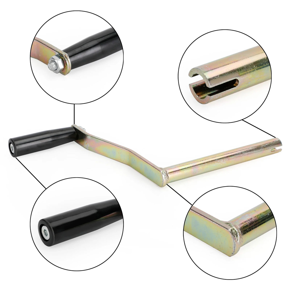 Round Mouth Crank Handle for RV Camper Tent L608012