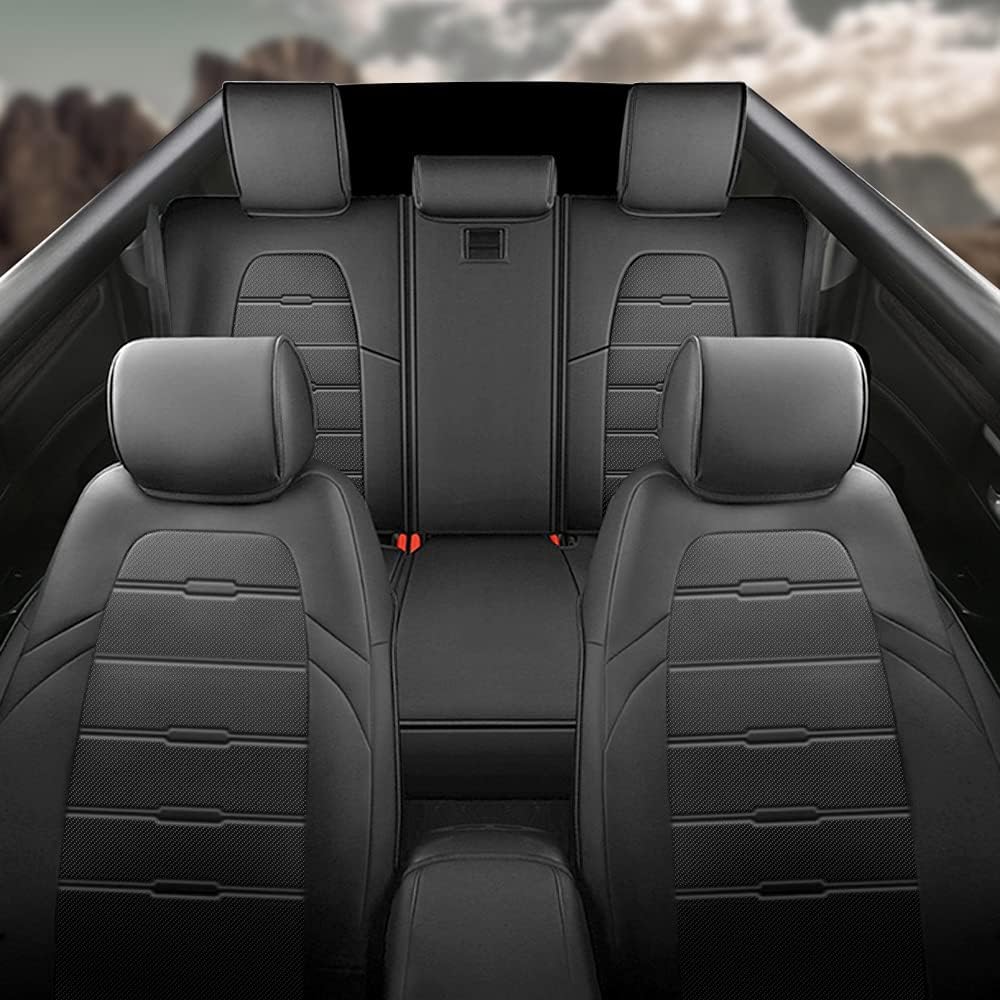 Faux Leather Car Seat Covers Full Set for 2017 2022 CRV R56511