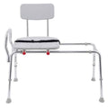 Sliding Transfer Bench with Cut-Out Swivel Seat H29939