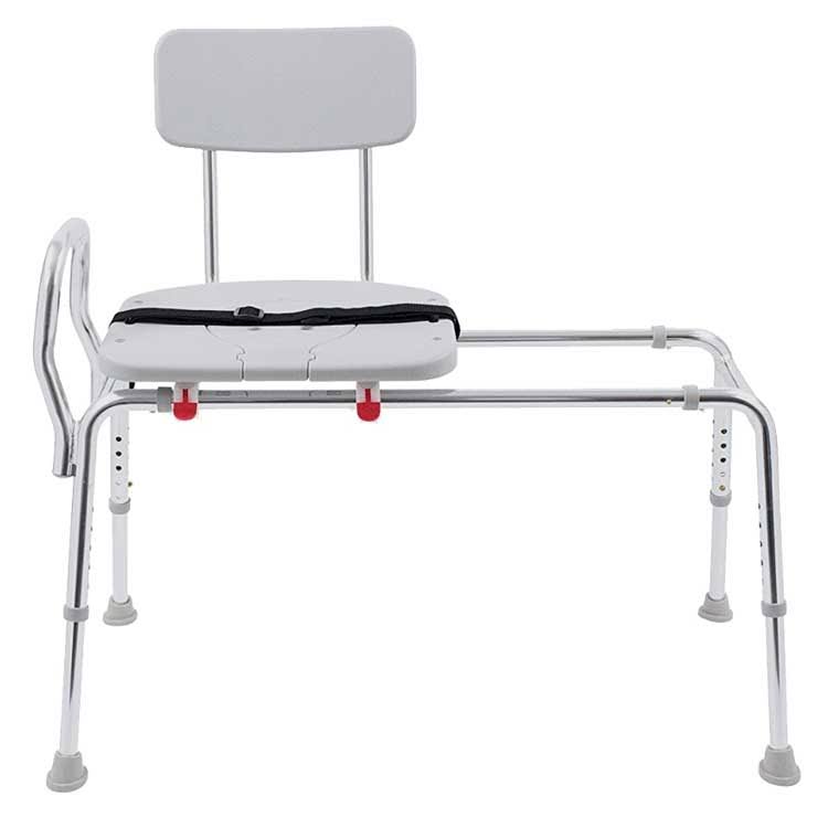 Sliding Transfer Bench with Cut-Out Swivel Seat H29939